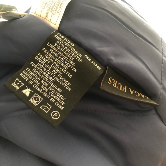 NUAGE long jacket with real Fox fur with detachable hoodie. - Picture 5 of 7